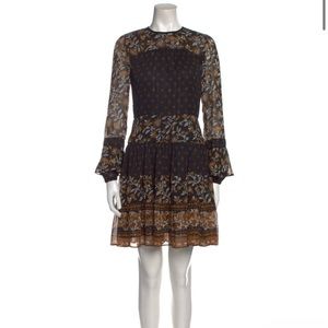 Michael Kors Fall Paisley Dress XS